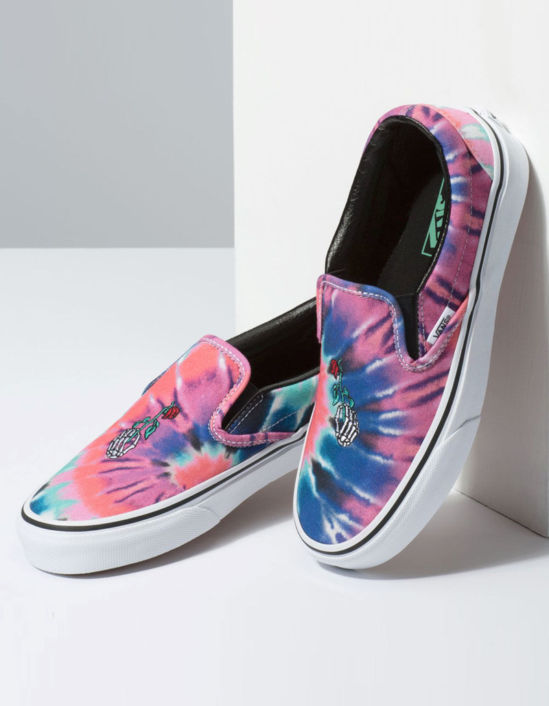 VANS Tie Dye Classic Slip-On Womens Shoes image number 3
