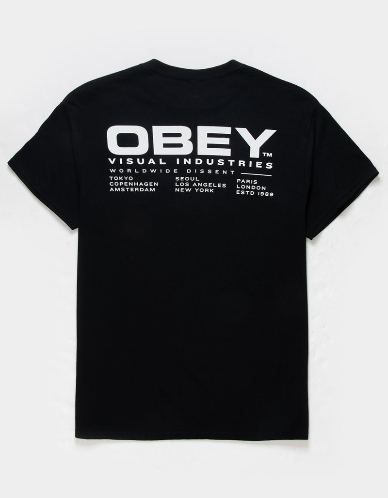 OBEY City Stack Mens Tee image number 0