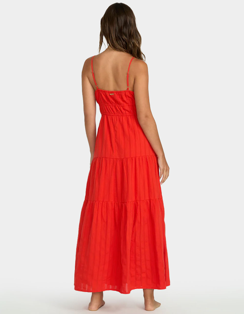 BILLABONG Red Aloha Womens Maxi Dress image number 3