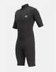 BILLABONG 2/2 Absolute Back Zip Short Sleeve Mens Spring Wetsuit image number 3