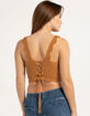 GENERATION K Crochet Tie Back Womens Top image number 2