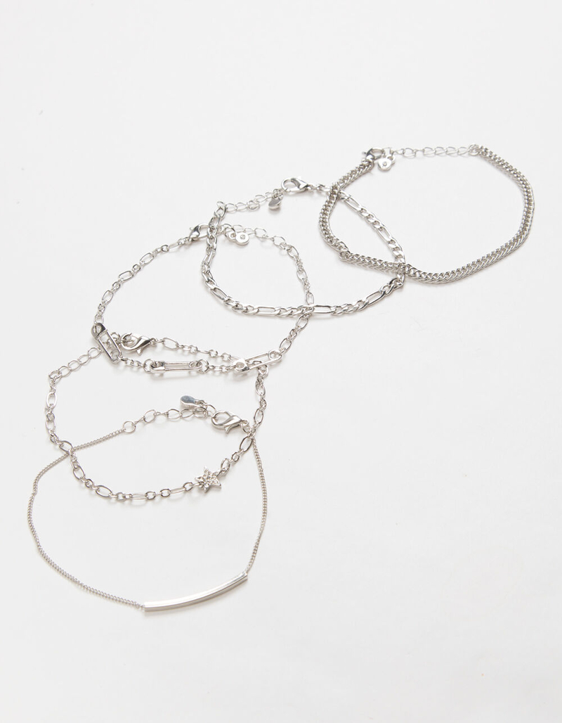 FULL TILT 5 Pack Star & Safety Pin Bracelets image number 0