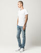 RSQ London Mens Skinny Ripped Jeans image number 2