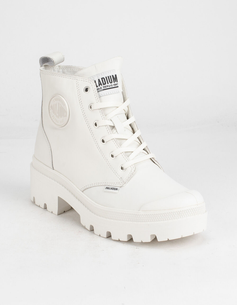 PALLADIUM Pallabase Leather Womens Boots image number 0