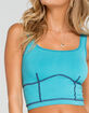 BDG Urban Outfitters Sports Seamless Womens Teal Blue Tank image number 2
