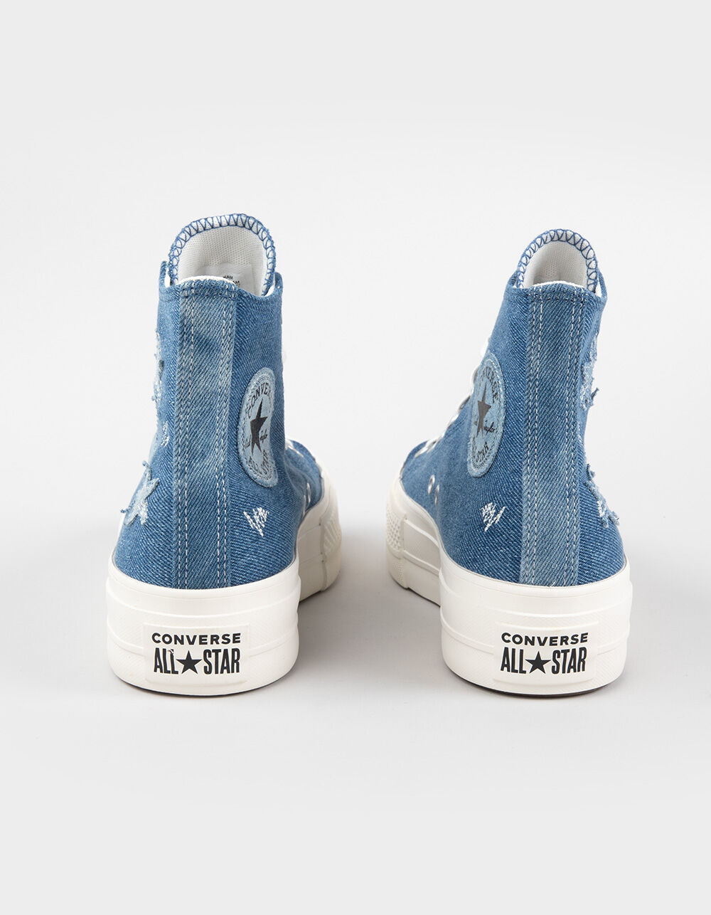 【送料無料 新品】 CONVERSE ALL STAR 100 DENIM US WASHED OX ／BLUE 27.5cm ／ コンバース オールスター デニム ブルー 1CK745 Converse Chuck Taylor Shoes High Top Denim Canvas Women Sneakers Casual  A05183C