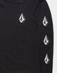 VOLCOM Deadly Stones Black Boys T-Shirt image number 2