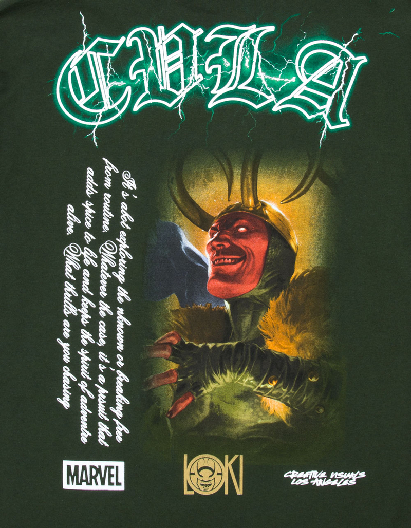 CVLA x Marvel Villains Loki Boys Tee image number 2