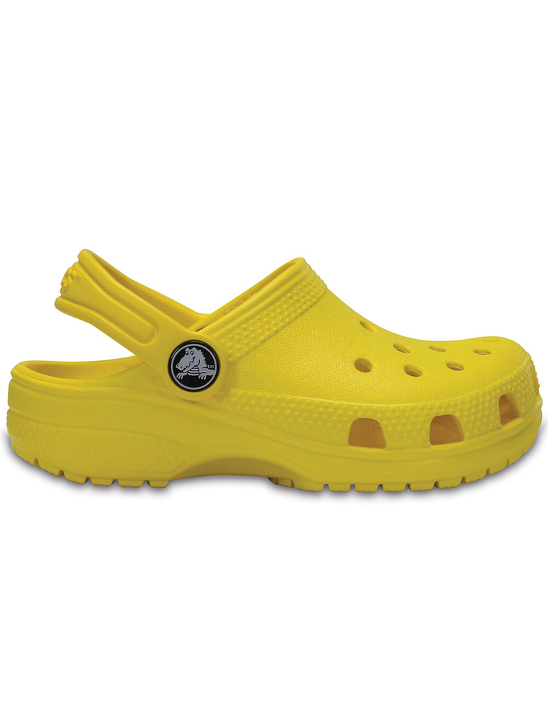 CROCS Classic Juniors Yellow Clogs image number 2