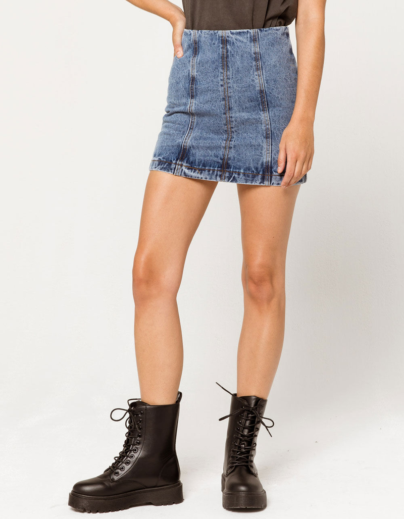 LIRA Oliver Denim Mini Skirt image number 3