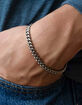 THE GOLD GODS 18K White Gold Plated 6mm Cuban Link Bracelet image number 2