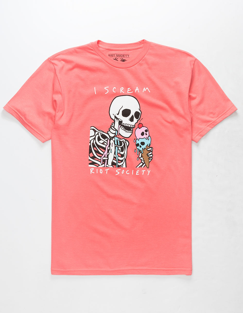 RIOT SOCIETY I Scream Mens T-Shirt image number 0