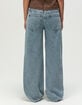 RSQ Womens Low Rise Double Button Baggy Jeans image number 4