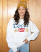 MIGHTY FINE Coors Womens Crew Sweatshirt image number 1