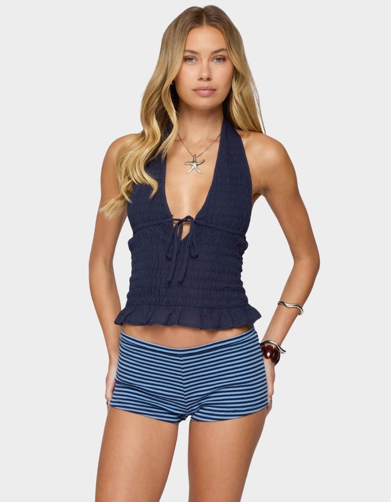 EDIKTED Larissa Scrunch Halter Top image number 0