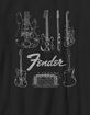 FENDER Chart Silhouette Unisex Kids Tee image number 2