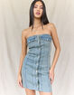 WEST OF MELROSE Denim Tube Womens Dress image number 2