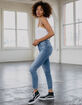 RSQ High Rise Ankle Medium Wash Womens Skinny Jeans image number 3