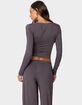 EDIKTED Kait Henley Top image number 5