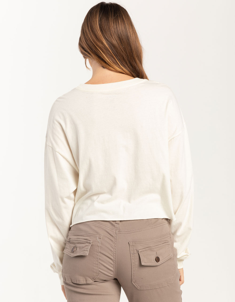 ROXY Hawaiian Vacay Womens Crop Long Sleeve Tee image number 3