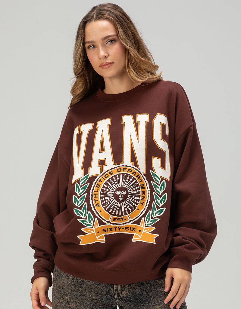 VANS First Team Womens Oversized Crewneck Sweatshirt image number 1