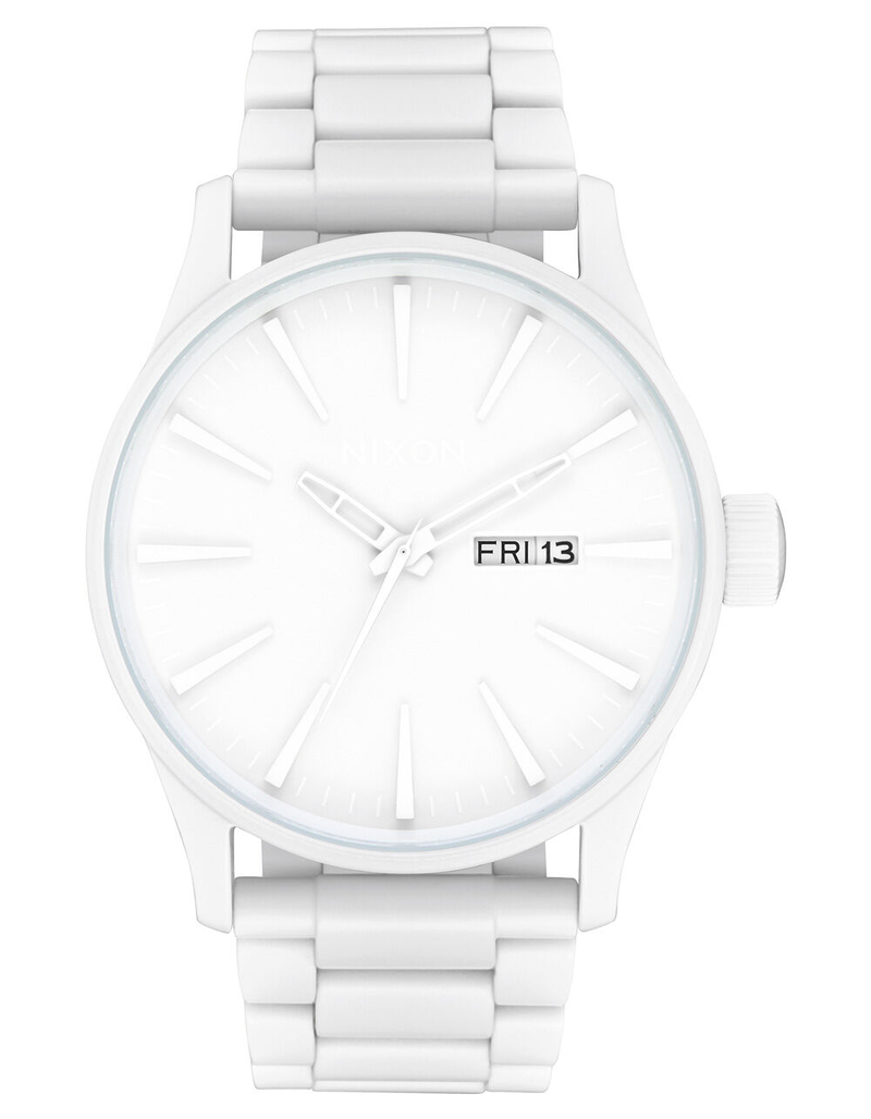 NIXON Sentry SS All White Watch image number 0