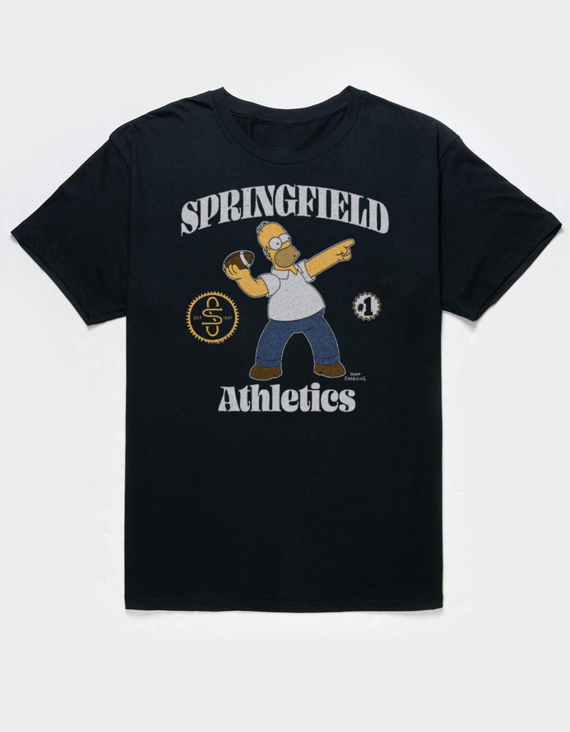 THE SIMPSONS Springfield Athletics Unisex Tee image number 0