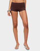 EDIKTED Ariadna Studded Micro Shorts image number 1