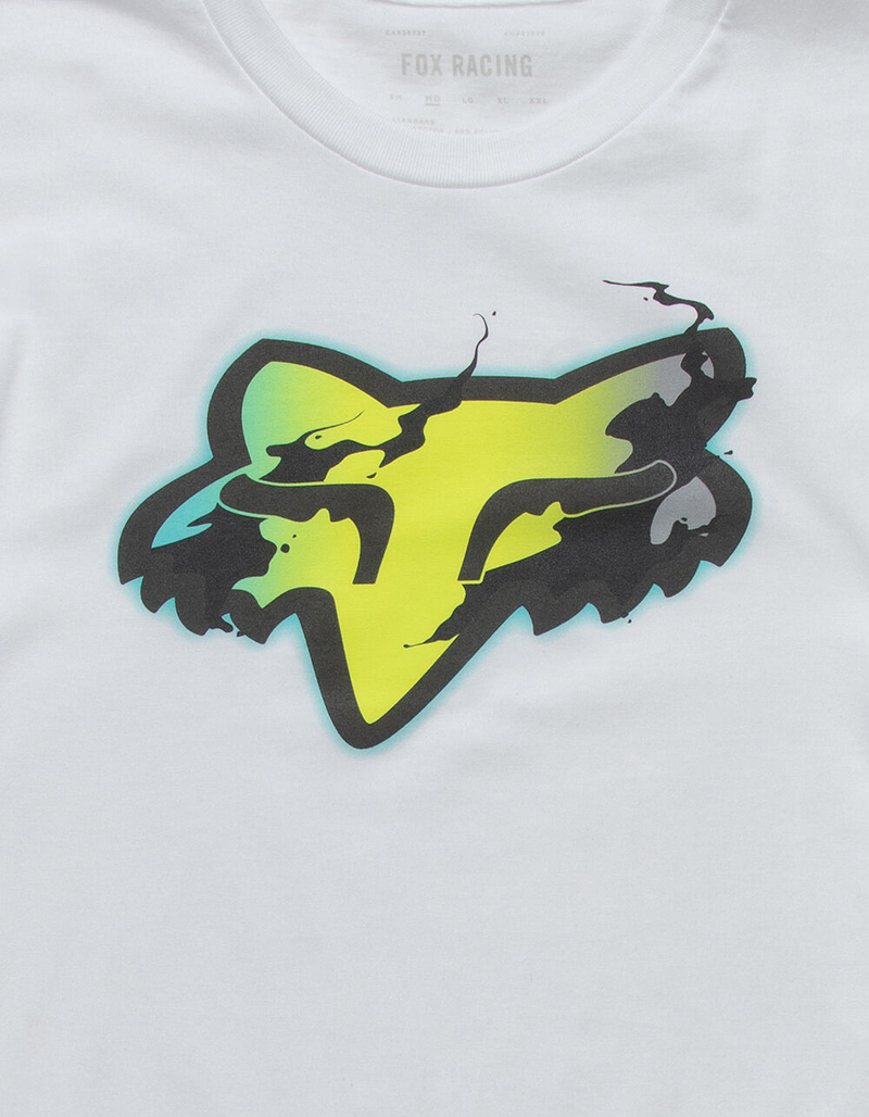FOX Pyre Mens White T-Shirt image number 1