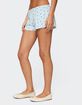 EDIKTED Camden Floral Pointelle Shorts image number 4