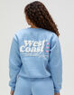 FULL TILT West Coast Womens Crewneck Sweatshirt image number 1