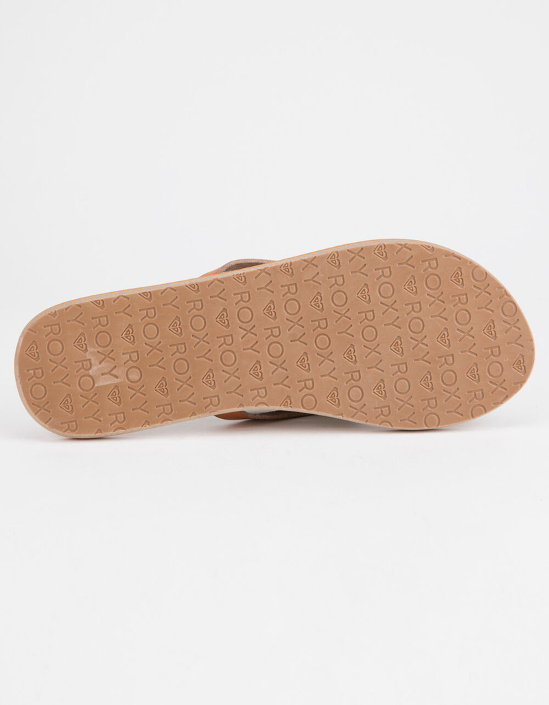 ROXY Jyll II Tan Womens Sandals image number 4