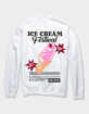 ICE CREAM Festival Unisex Crewneck Sweatshirt image number 2