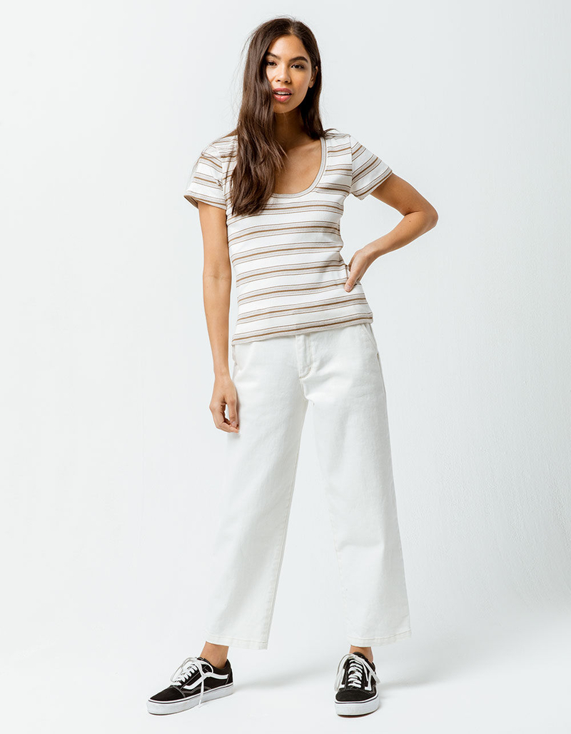 RVCA Seasons Change Striped Womens Tee image number 3