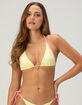 FULL TILT Texture Tall Triangle Bikini Top image number 2