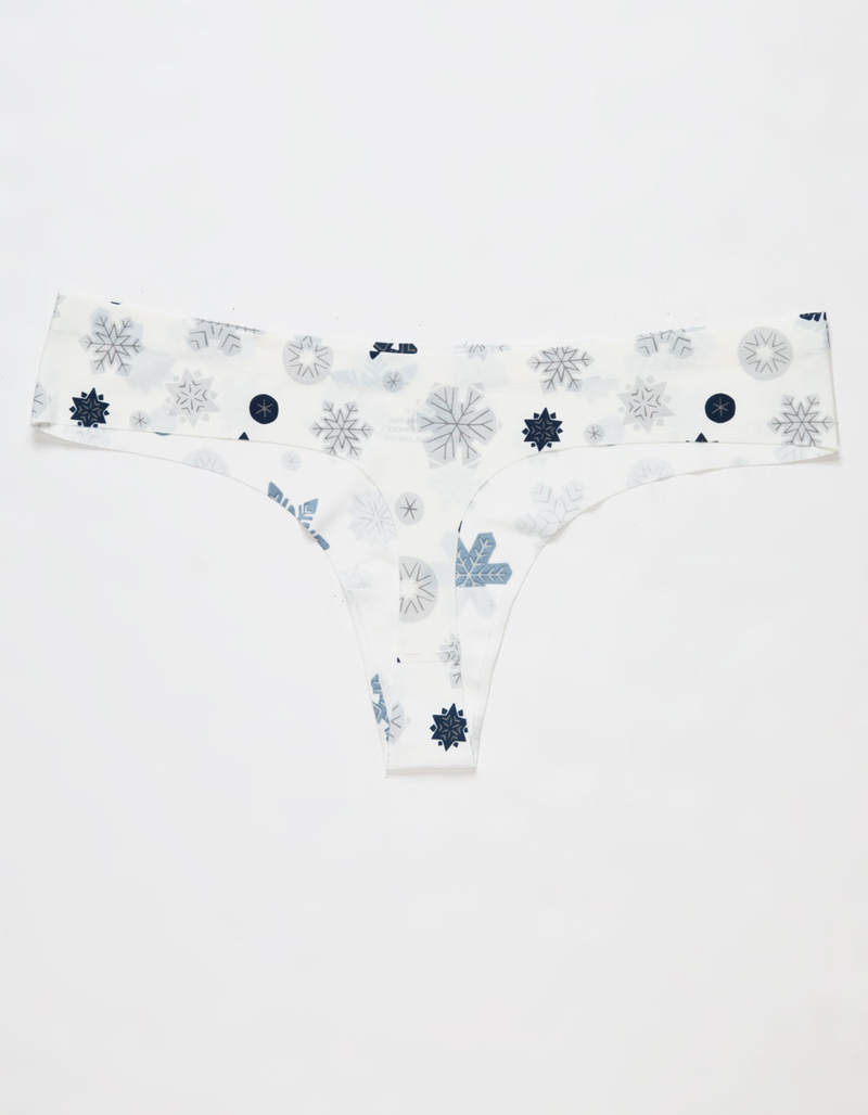 LOVE LIBBY Snowflake Lasercut Thong BLUE COMBO Tillys
