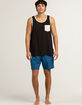 BLUE CROWN Mens Solid Pocket Tank Top image number 6