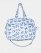 KATYDID Toile Coquette Bows Weekender with Pass-Thru Slip image number 1
