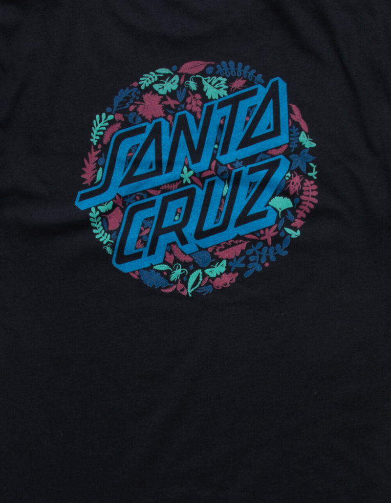 SANTA CRUZ Foliage Dot Eco Mens Tee image number 2