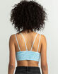 FULL TILT Wavy Deep Double Strap Bralette image number 3