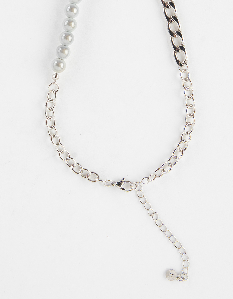 FULL TILT Butterfly & Pearl Chain Necklace image number 2