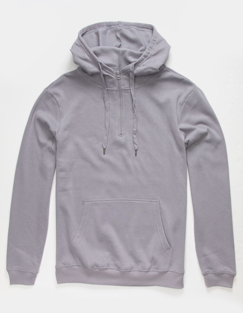 RSQ Mens Lilac 1/4 Zip Hoodie image number 0