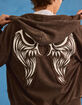 VON DUTCH Wings Mens Zip-Up Hoodie image number 6