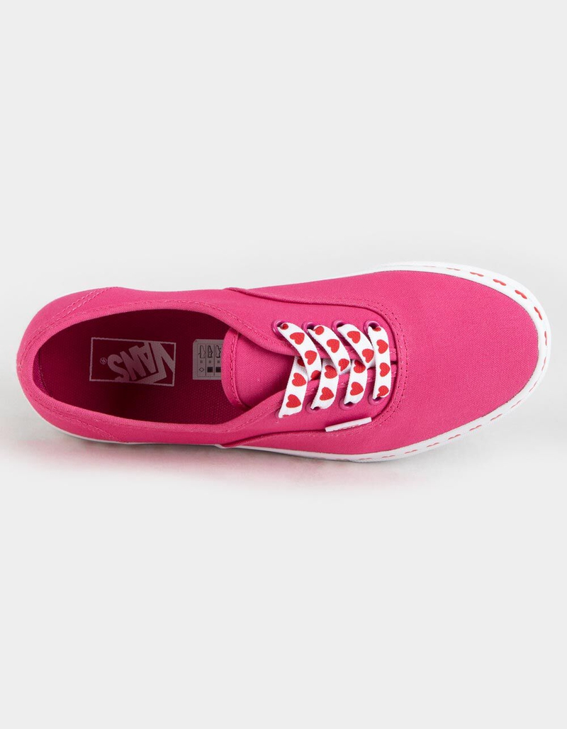VANS Heart Foxing Authentic Girls Shoes image number 2