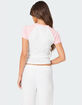 EDIKTED 80's Raglan Tee image number 5