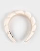 FULL TILT Croissant Satin Sponge Headband image number 1