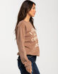 FULL TILT Here For Cowboys Womens Crewneck Sweatshirt image number 2