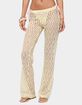 EDIKTED Liliette Sheer Textured Pants image number 1