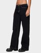 EDIKTED Contrast Stitch Low Rise Jeans image number 2