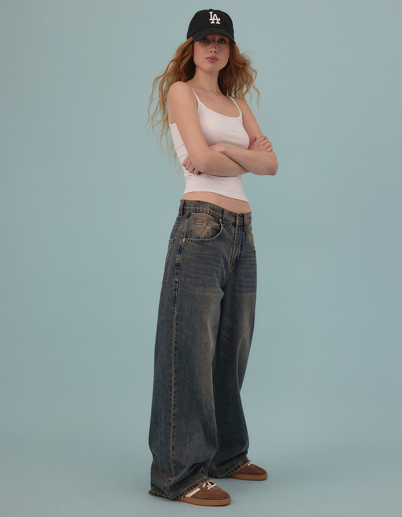 RSQ Womens Low Rise Ultra Baggy Jeans image number 0